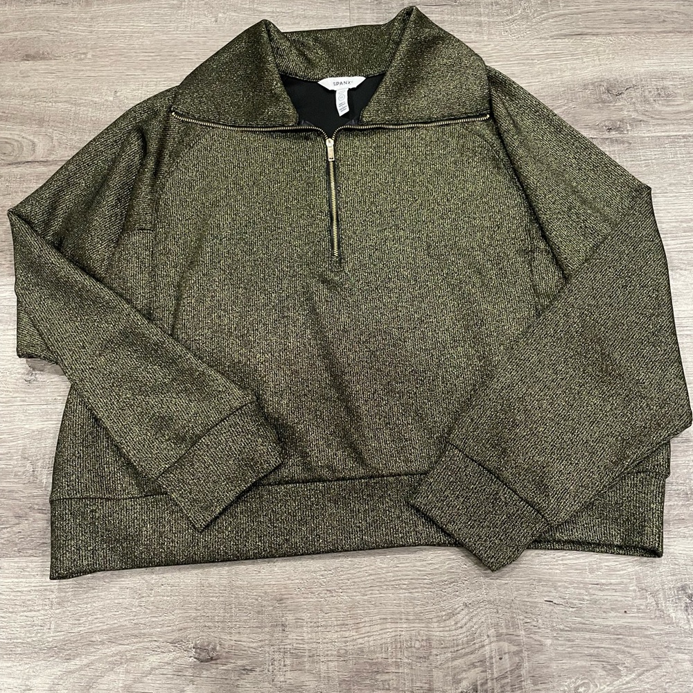 Spanx Gold Shimmer Sweater